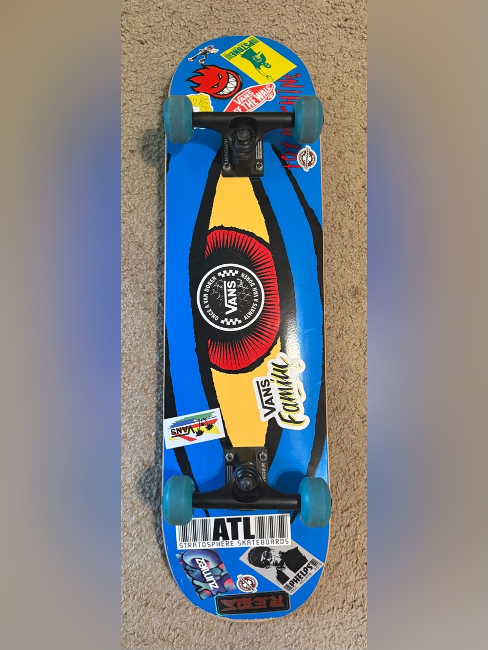 Toy Machine Custom Pro Complete Skateboard - Thunder & Spitfire F4